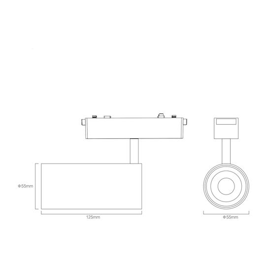 Sun Light LED Commercial Linear Ceiling Light Natural White