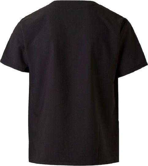 Velilla Unisex Black Medical Blouse