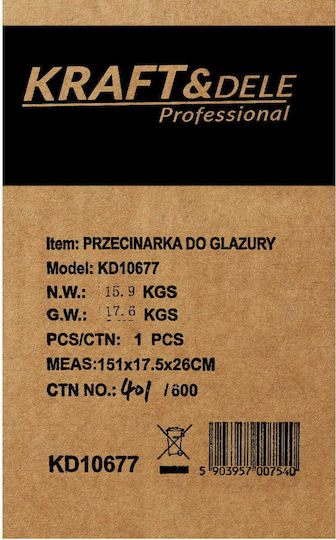 Cutter ceramică pentru plăci 48" Kd10677 Kraft&dele