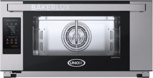 Electric Convection Oven 3 Trays Unox Countertop Bakerlux Shop.pro Go Xefr-03eu-egdn