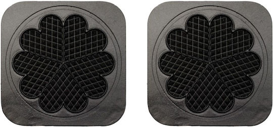 M&M equipment Waffeleisen Kommerzielle Waffeleisen Doppelter 90° Öffnung Für Waffeln In Quadratischer Und Blume Form