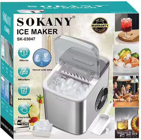 Sokany Παγομηχανή με Ημερήσια Παραγωγή 12kg