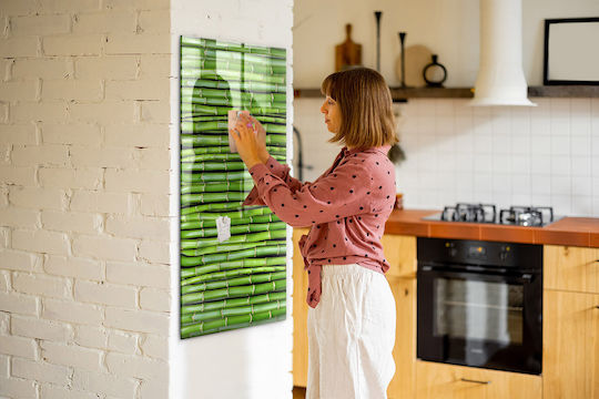 Magnetic Wall Board Bamboo One Magnet 60x120