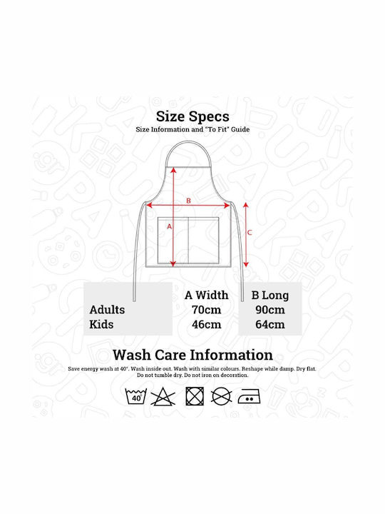 Koupakoupa Basket Net Kitchen Apron 22x40cm KP34711