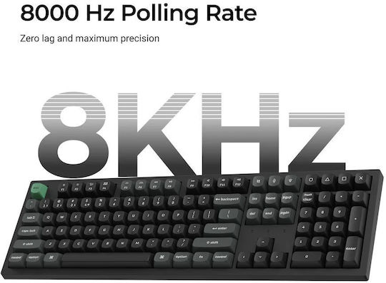 Keychron K10 Ultra Wireless Gaming Mechanical Keyboard with Keychron Banana Switches and RGB Lighting English US Grey