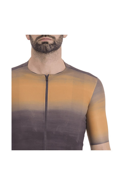 Sportful Supergiara Tricou De Ciclism Pentru Bărbați Cu Mâneci Scurte Maro