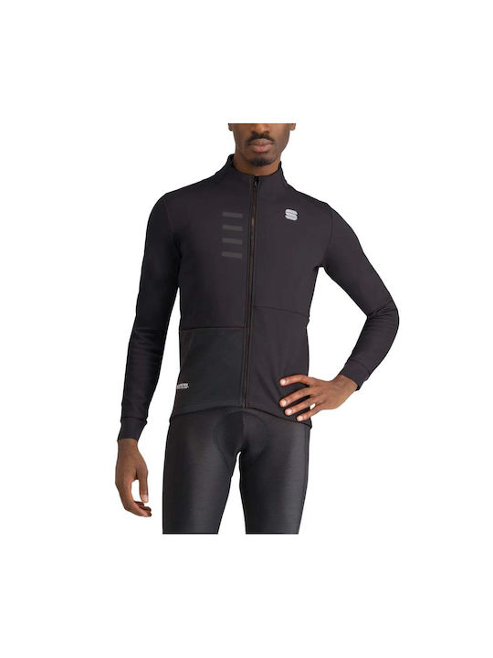 Sportful Herren Lange Ärmel Fahrradtrikot Schwarz