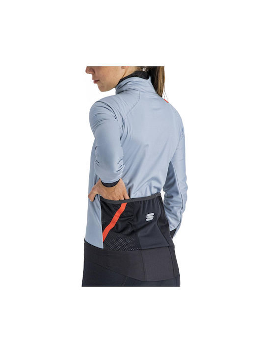 Sportful Tricou De Ciclism Mânecă Lungă Pentru Femei Albastru