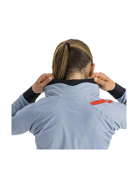 Sportful Tricou De Ciclism Mânecă Lungă Pentru Femei Albastru