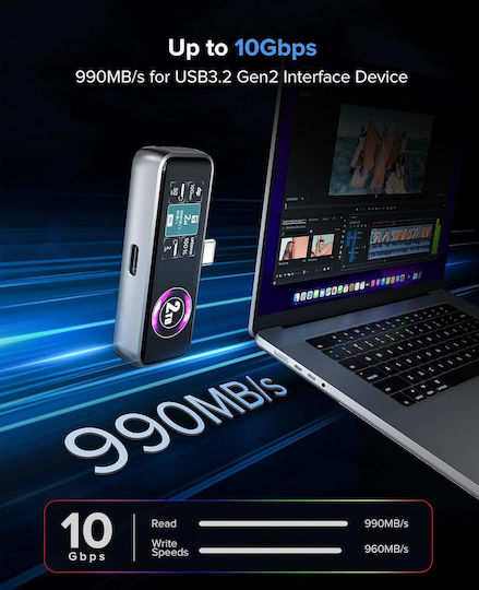 Stick SSD extern magnetic 2.0TB USB 3.2 Gri