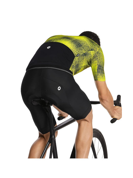 Assos Tricou De Ciclism Pentru Bărbați Cu Mâneci Scurte Galben