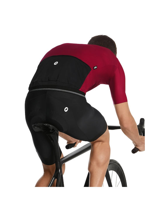 Assos Tricou De Ciclism Pentru Bărbați Cu Mâneci Scurte Roșu