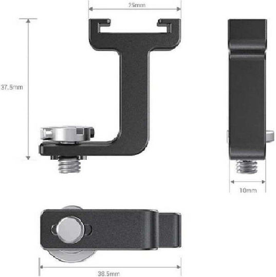 SmallRig Buc2637 Adaptor de montare cu șurub Cold Shoe Extensor vertical pentru camere foto-video