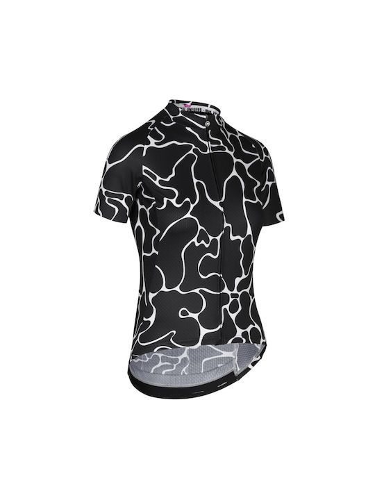 Assos Tricou De Ciclism Pentru Femei Cu Mâneci Scurte Negru