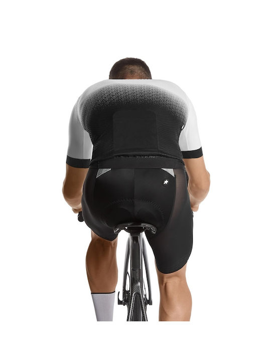 Assos Tricou De Ciclism Pentru Bărbați Cu Mâneci Scurte Alb