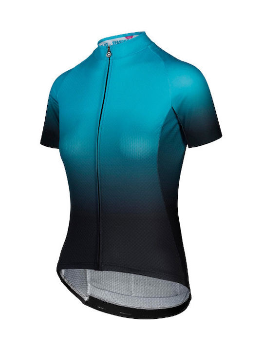 Assos Tricou De Ciclism Cu Mâneci Scurte Pentru Femei Turcoaz