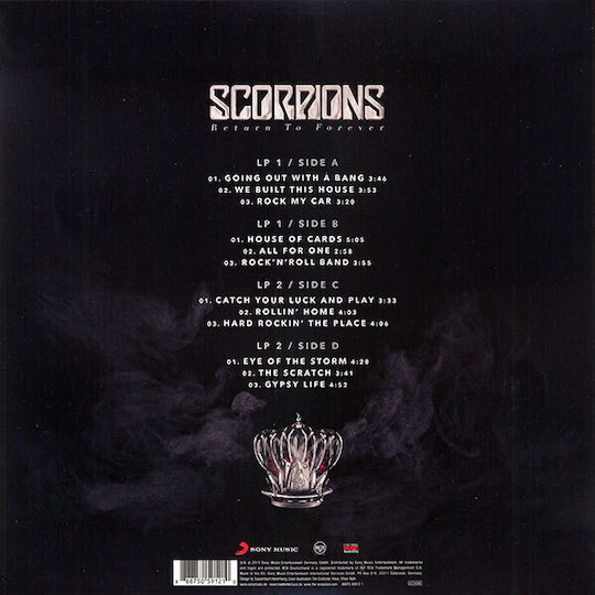 Scorpions Return To Forever Vinyl