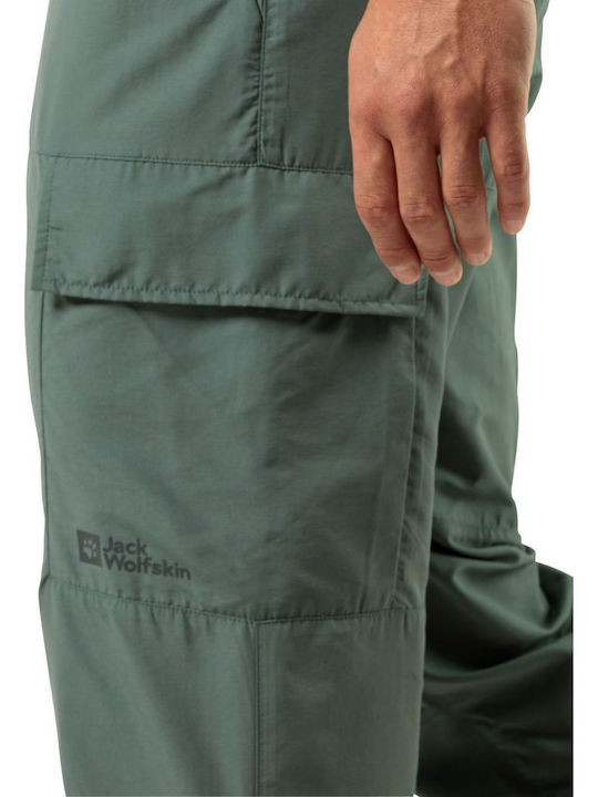 Jack Wolfskin Pantaloni Lungi de Drumeție Pentru Bărbați Verzi