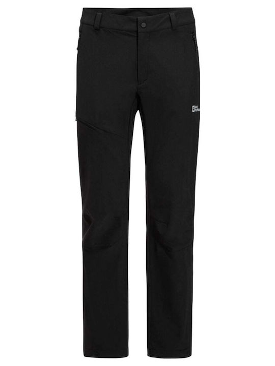 Jack Wolfskin Pantaloni Lungi de Drumeție Pentru Bărbați Negru