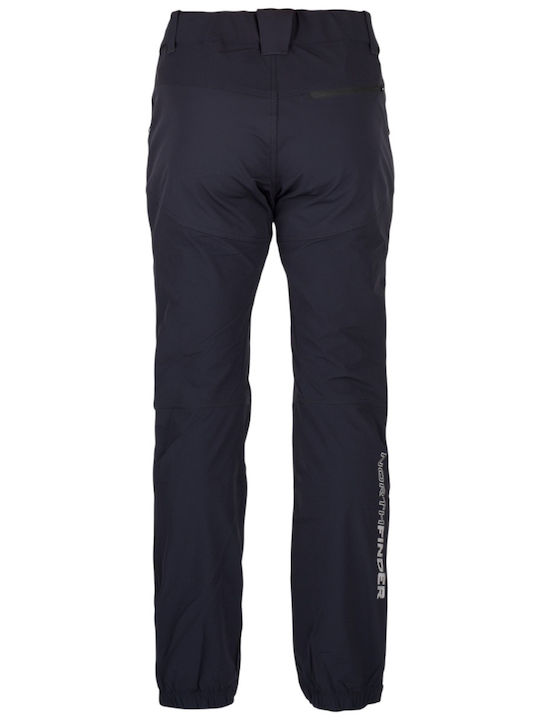 Northfinder Pantaloni lungi de drumeție pentru bărbați Negri Northfinder Pantaloni lungi de drumeție pentru bărbați Negri