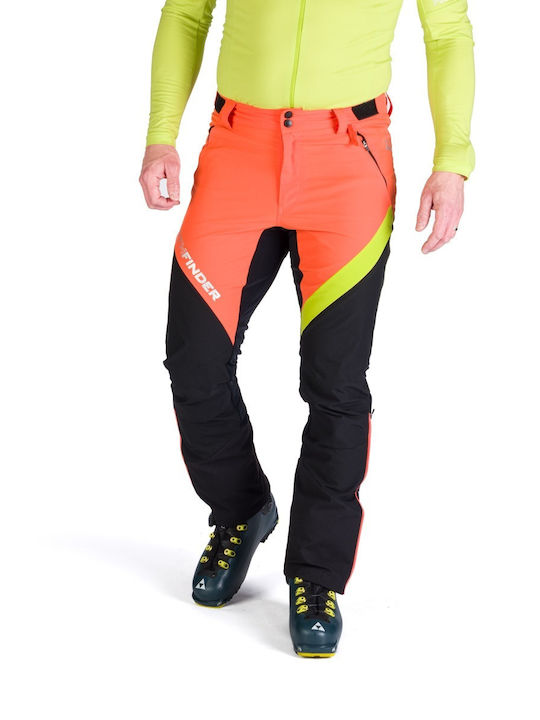Northfinder 108078-383-102 Pantaloni de schi și snowboard pentru bărbați Portocalii