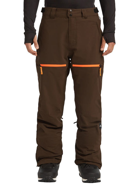 O'Neill 2550140-17032 Pantaloni de Schi și Snowboard Pentru Bărbați Maro