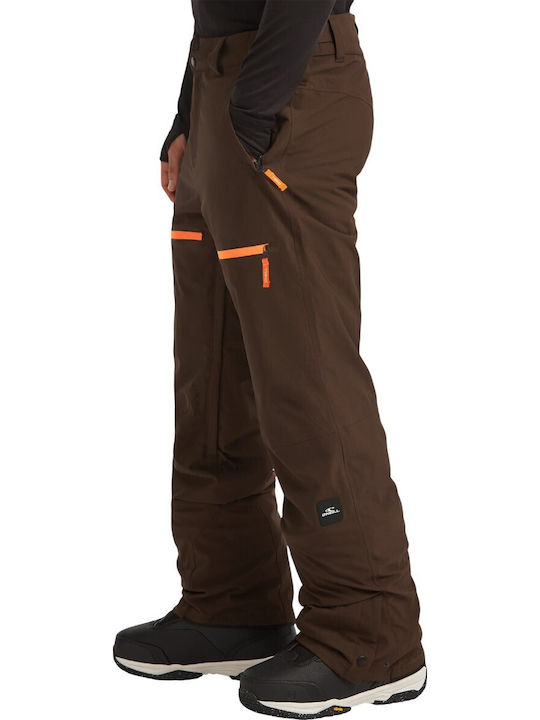 O'Neill 2550140-17032 Pantaloni de Schi și Snowboard Pentru Bărbați Maro