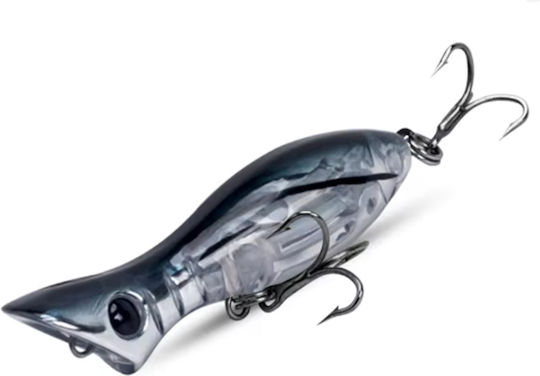 Kingdom Floating Artificial Bait Popper 5cm 3.5g Light Blue