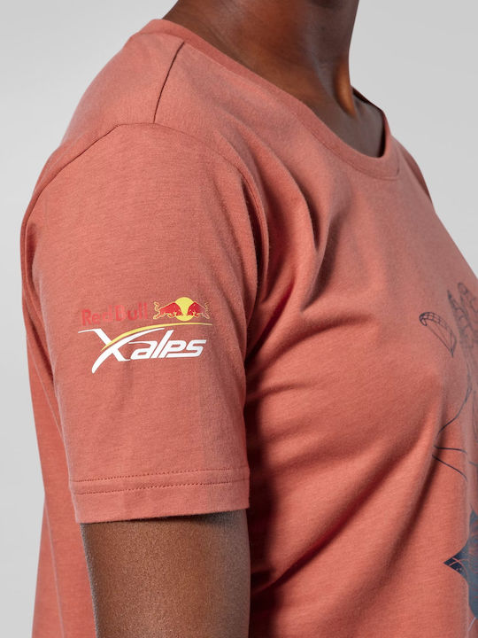 Xalps Tricou Damă Uscare Rapidă Roșu
