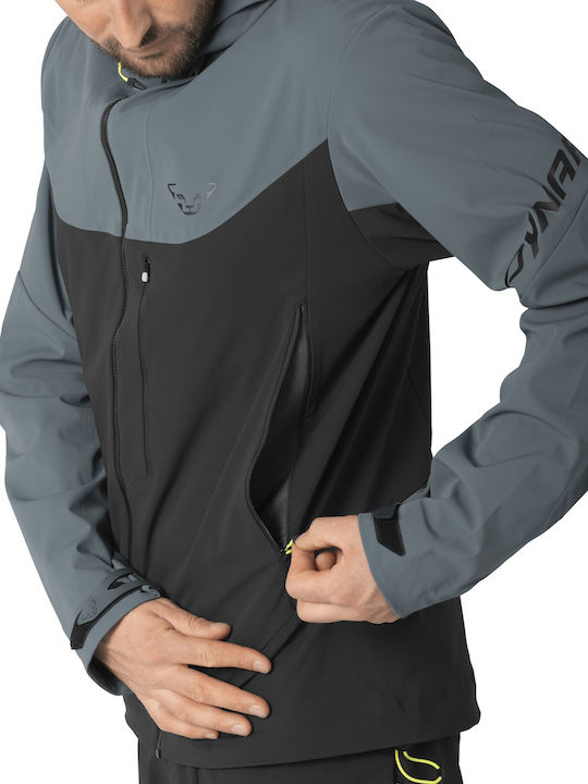 Χειμωνιάτικο Μπουφάν Softshell Αδιάβροχο και Αντιανεμικό Μαύρο