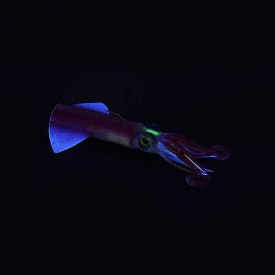 JLC Xipi Evo Squid Jigs Fluorescent 10cm Real Brown