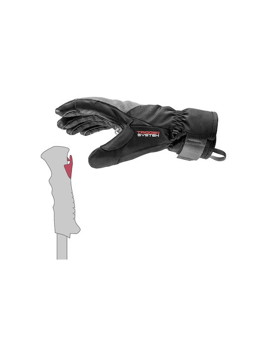 Leki Men's Ski & Snowboard Gloves with Gore-Tex Membrane Black