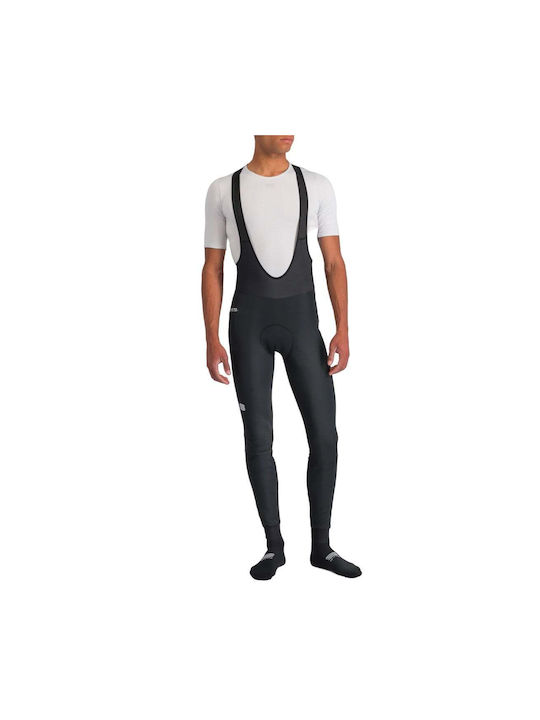 Sportful Pantaloni De Ciclism Impermeabili Pentru Bărbați Cu Bretele Negri