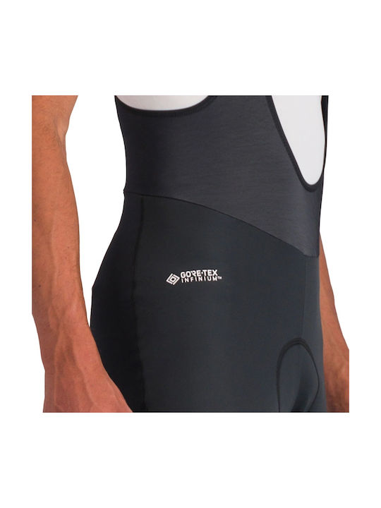 Sportful Pantaloni De Ciclism Impermeabili Pentru Bărbați Cu Bretele Negri