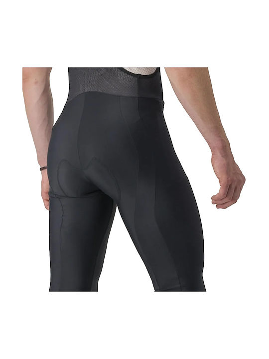Castelli Pantaloni de Ciclism Pentru Bărbați cu Bretele Negri