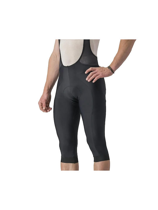 Castelli Pantaloni de Ciclism Pentru Bărbați cu Bretele Negri