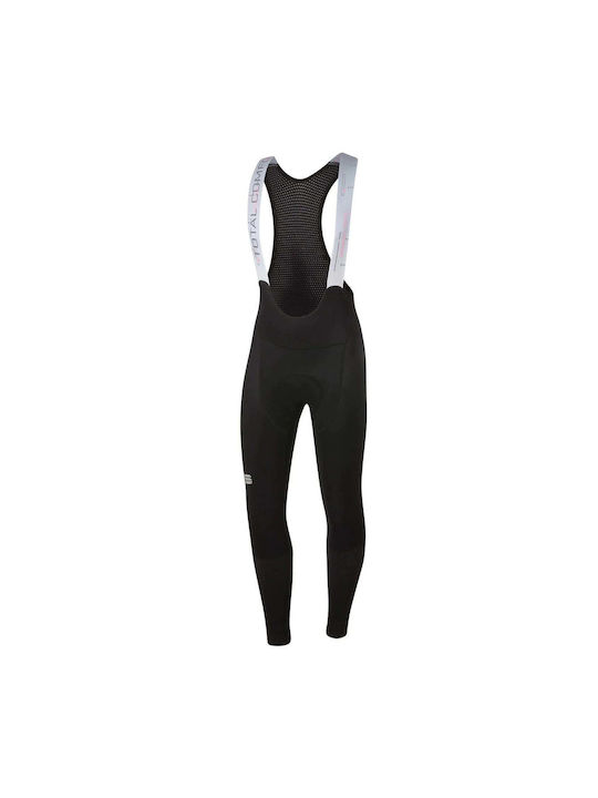 Sportful Pantaloni De Ciclism Pentru Femei Cu Bretele Impermeabili Negri