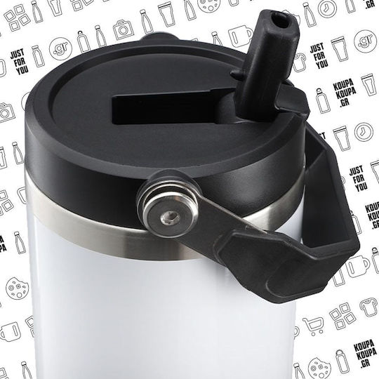 Koupakoupa Jordan Thermos Stainless Steel 890ml Stainless Steel with Straw