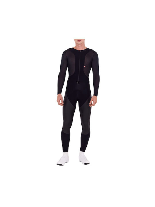 Santini Pantaloni De Ciclism Impermeabili Pentru Bărbați Negri