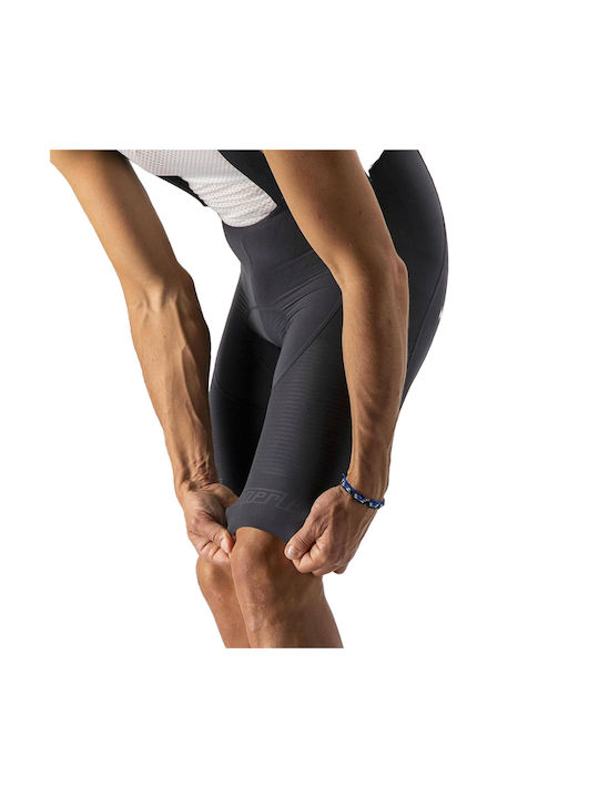 Castelli Pantaloni De Ciclism Pentru Bărbați Cu Bretele Negri