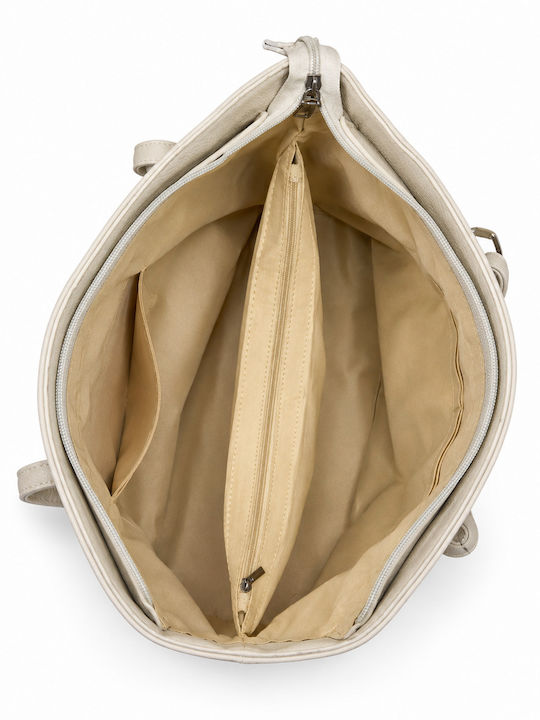 Set Gentă Dama Tote De Mână Bej