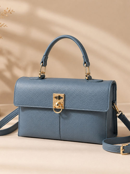 Damen Schultertasche Blau