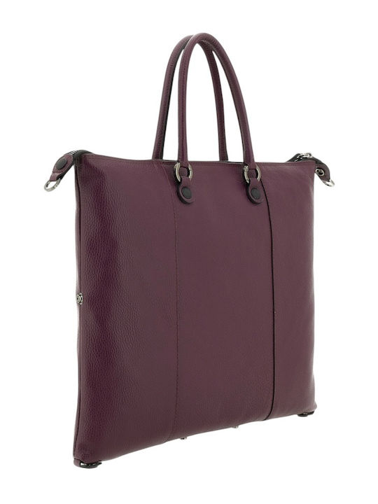 G3 Plus Size F/W 26-27 Leather Women's Bag Shopper Backpack Purple
