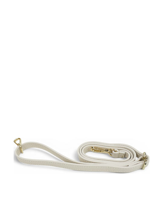 Leather Women's Hobo Bag Beige