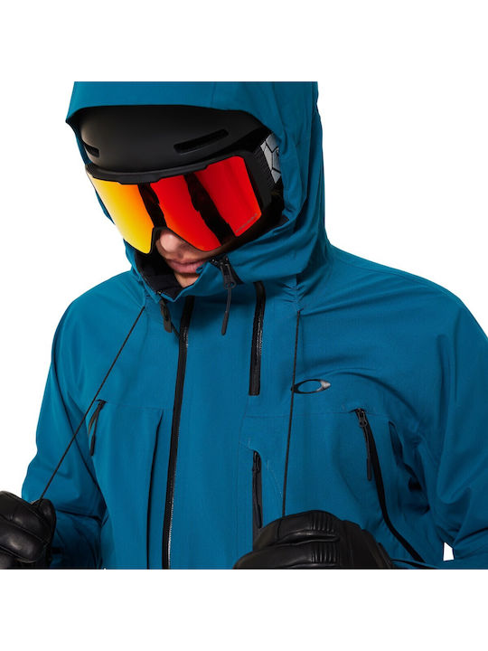 Oakley FOA407375-6NB Geacă Pentru Bărbați Pentru Schi & Snowboard Albastră