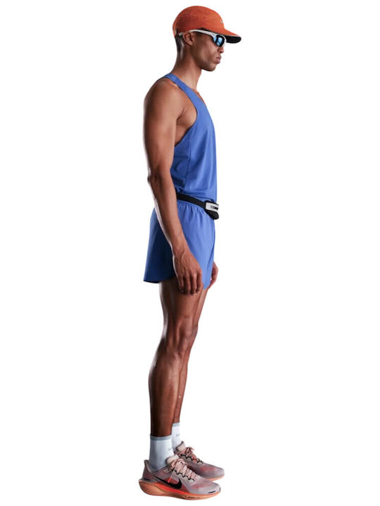 Aeroswift 2 în 1 Bermude Sport Bărbați Dri-Fit Albastre