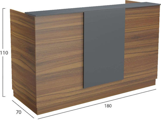 Професионална Рецепция Д180xШ70xВ110cm