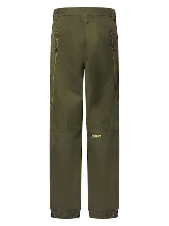 Oakley Rc Shell FOA406102-86L Pantaloni de Schi și Snowboard Pentru Bărbați Verde