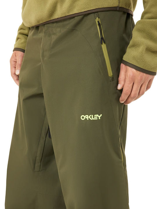 Oakley Rc Shell FOA406102-86L Pantaloni de Schi și Snowboard Pentru Bărbați Verde