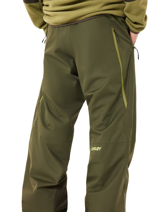 Oakley Rc Shell FOA406102-86L Pantaloni de Schi și Snowboard Pentru Bărbați Verde